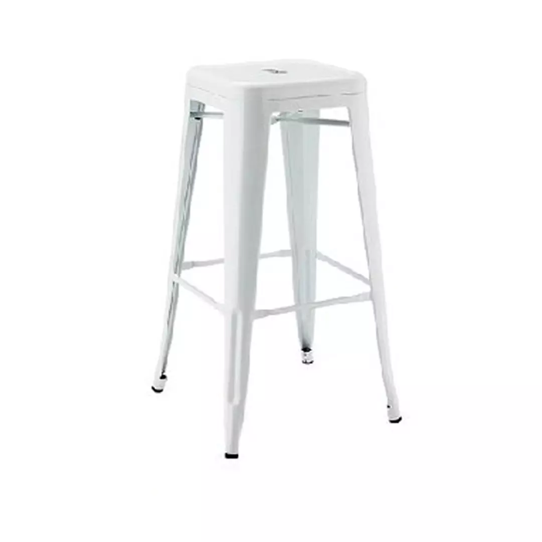 BANQUETA TOLIX BLANCA DE 66CM